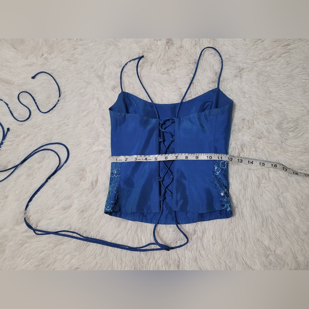 Vintage Y2K two piece formal prom dress - Picture 4 of 9
